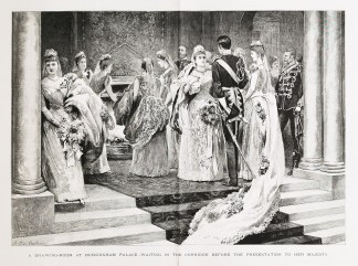 A Drawing-Room at Buckingham Palace, wai… Weddings