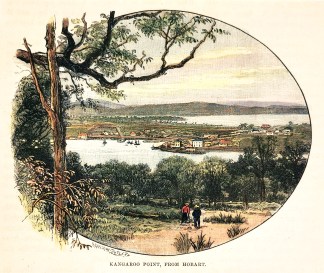 Kangaroo Point, from Hobart. Tasmania