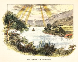 The Derwent Near New Norfolk. Tasmania