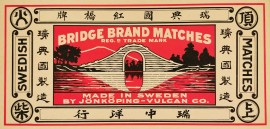 Bridge Band Matches MATCHBOX LABELS Bridge Band Matches