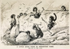 A little quiet whist in prehistoric times.