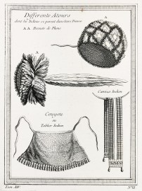 Differents Atours dont les Indiens se parent dans leurs Danses