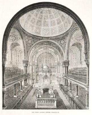 The West London Jewish Synagogue. RELIGIOUS