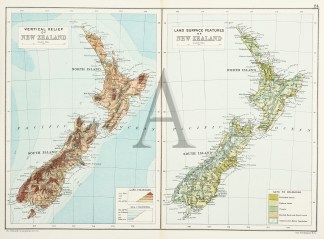 1.Vertical Relief of New Zealand 2.Land … NEW ZEALAND