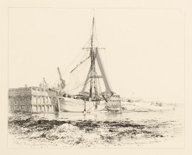 Billy-Boy unloading Shoreham Harbour, Low Water.