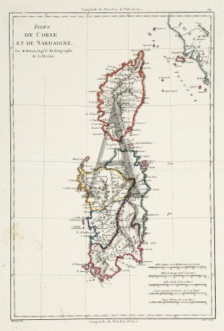 Isles De Corse et de Sardaigne [Corsica … Italy