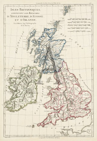 Isles Britanniques Contenant les Royaume… BRITISH ISLES