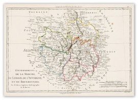 Gouvernements De La Marche, du Limosin, de L'Auvergne, et du Bourbonnois.