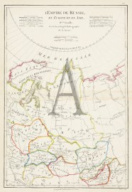 L'Empire de Russie, en Europe et en Asie.  II eme. Feuille.