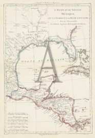 L'Ancien et le Nouveau Mexique, avec la Floride et la Basse Louisiane. Partie Orientale.