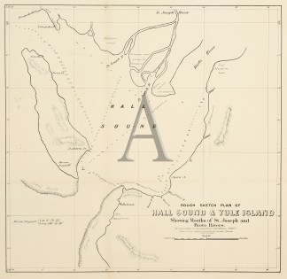 Rough Sketch Plan of Hall Sound & Y… New Guinea