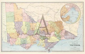 General Map of Victoria Victoria