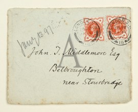 [Signed Holman Hunt letter.]