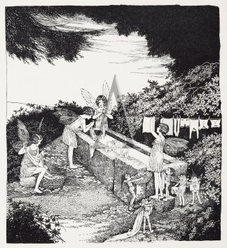 Washed their gossamer frocks in dew. Australian