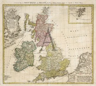 A General Map of Great Britain and Irela… BRITISH ISLES