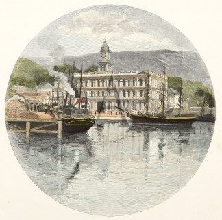 The Wellington Post-Office. NEW ZEALAND