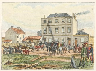 Arrival of Gold Escort at the Old Treasu… Melbourne