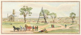 St. Peter’s Church on Eastern Hill in 1850. Victoria - Melbourne