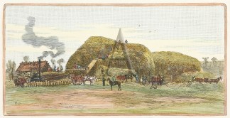 Wheat-threshing in the Goulburn Valley. Regional