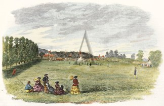 The Cricket-ground at Enville. Cricket