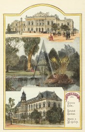 Supreme Court. Botanical Gardens. Museum & Art Gallery South Australia - Adelaide Supreme Court. Botanical Gardens. Museum & Art Gallery