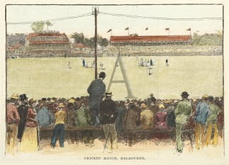 Cricket Match, Melbourne. Melbourne