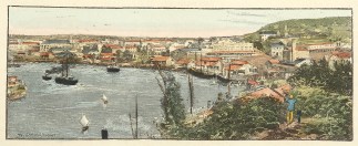 Brisbane from Bowen Terrace. AUSTRALIA