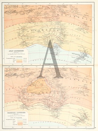 July Isotherms  December Isotherms Australia (General)