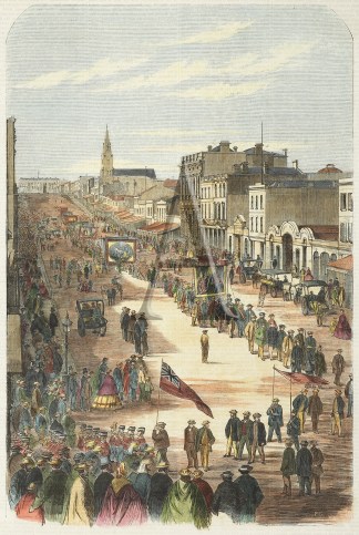 Eight Hours Demonstration. Politics