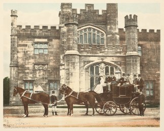 Government House Sydney. (Conservatorium) - Antique Print from 1890
