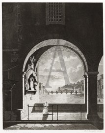 Veduta del Ponte alle Grazie presa di sul Ponte Vecchio. Italy Veduta del Ponte alle Grazie presa di sul Ponte Vecchio.