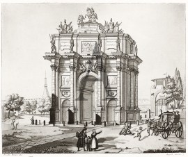 Veduta dell’Arco Trionfale fuori la Porta S.Gallo di Firenze. Italy Veduta dell'Arco Trionfale fuori la Porta S.Gallo di Firenze.