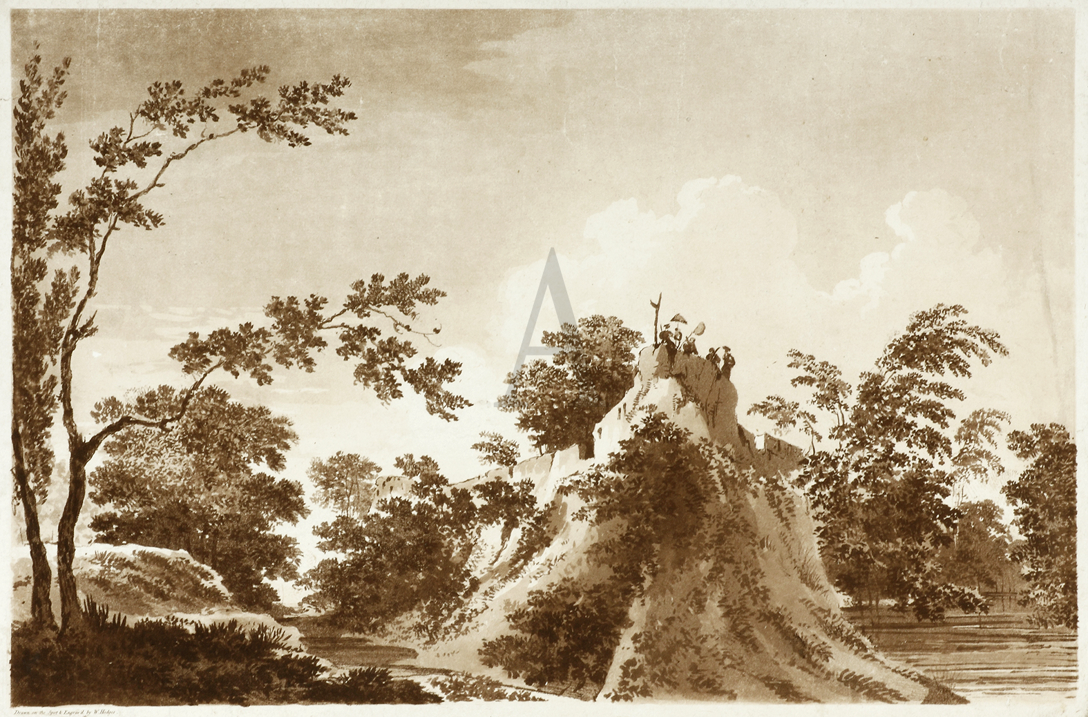 A View of the Fort of Peteter. - Antique View from 1788