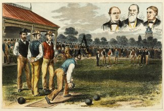 Intercolonial Bowling Match at Cook Park… Sydney