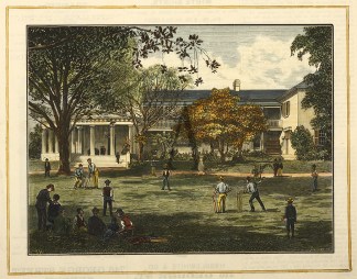 Old Sydney Landmarks-Royston College, Darlinghurst. - Antique View from 1884