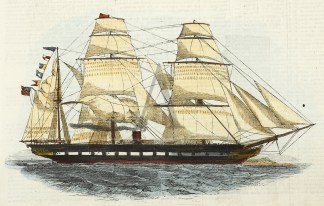 Screw Steam Ship Croesus. SHIPS & YACHTS