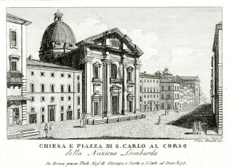 Chiesa e Piazza di S.Carlo al Corso Italy