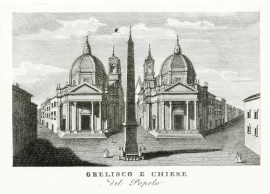 Obelisco e Chiese del Popolo Italy Obelisco e Chiese del Popolo