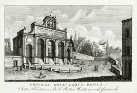 Fontana Dell’Acqua Paola detta Fontanone di S.Pietro Montorio sul Gianicolo Italy Fontana Dell'Acqua Paola detta Fontanone di S.Pietro Montorio sul Gianicolo