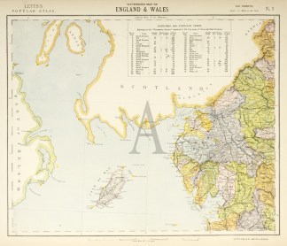 Watershed map of England & Wales (N… England
