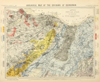 Geological Map of the Environs of Edinbu… Town Plans