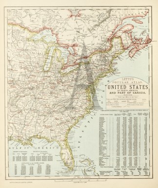 United States of North America and part … United States