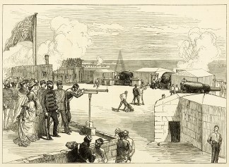 Artillery Practice Before the Prince of … Malta