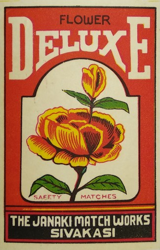 Flower Deluxe. MATCHBOX LABELS