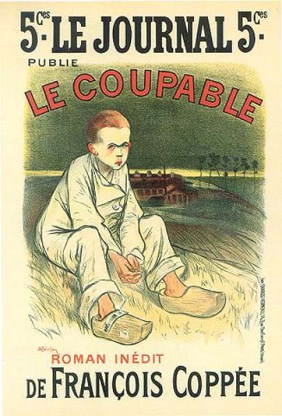 Le Coupable - Antique Print from 1898