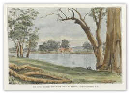 The River Murray: Site of the Town Mildura; Pumping Station, etc.