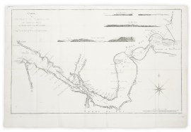 Carte du Detroit de Magellan dans laquelle on a Insere les Observations et Les Decouvertes du Capne Byron, du Capne Wallis, et du capne Carteret.