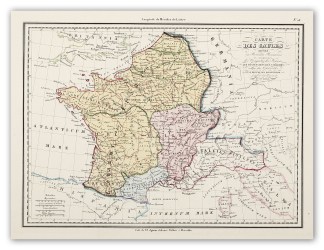 Carte des Gaules France Carte des Gaules France
