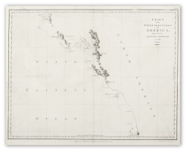 Chart of the North West Coast of America Explored by the Boussole & Astrolabe in 1786. 2nd. Sheet.