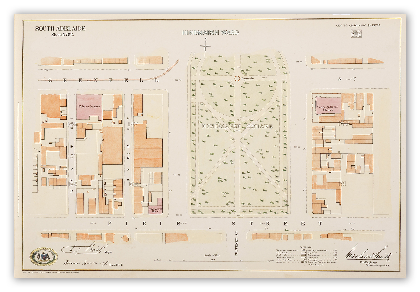 [Grenfell Street.] South Adelaide Sheet No. 62 - Antique Map from 1882